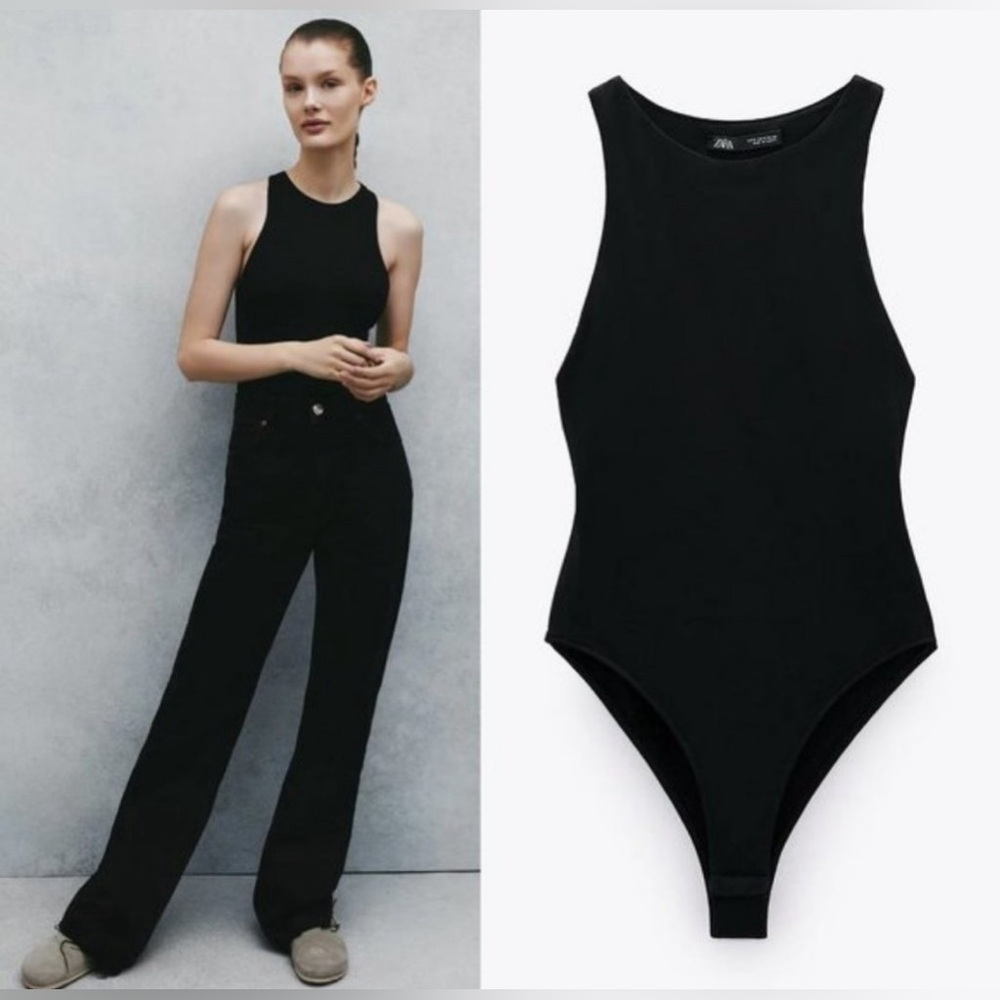 Zara High-Neck Bodysuit